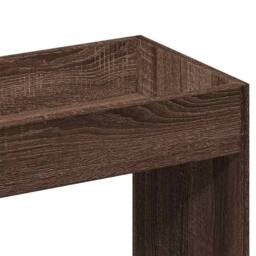 Berkfield Home Highboard¬†Brown Oak 92x33x140 cm Engineered Wood in Brown - Size: 92 x 33 x 140 cm - thumbnail 9