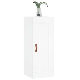 Berkfield Home Wall Mounted Cabinet White 34.5x34x90 cm Engineered Wood - thumbnail 4