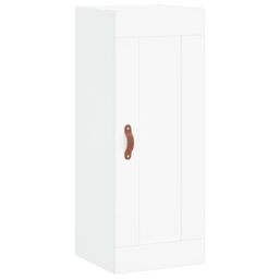 Berkfield Home Wall Mounted Cabinet White 34.5x34x90 cm Engineered Wood - thumbnail 2