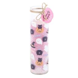 Something Different Candy Apple Pastel Halloween Tube Candle in Dark Pink - thumbnail 2