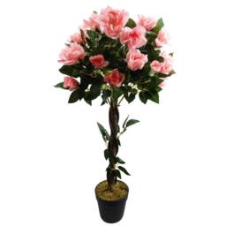 Leaf 90cm Artificial Pink Rose Tree Wedding Twisted Vine Detail - thumbnail 3
