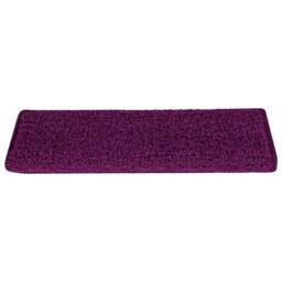 Berkfield Home Carpet Stair Treads 15 pcs 65x21x4 cm Pink in Fuchsia - Size: Medium - thumbnail 3