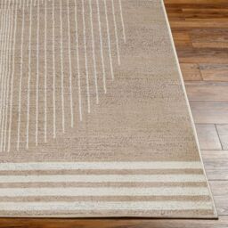 Livabliss Florensa-Geometric Brown Grey Blue Modern Living Dining Bedroom Rug - Size: 200 cm x 275 cm - thumbnail 5