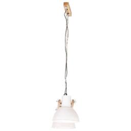 Berkfield Home Industrial Hanging Lamp 25 W White 109 cm E27 - thumbnail 5