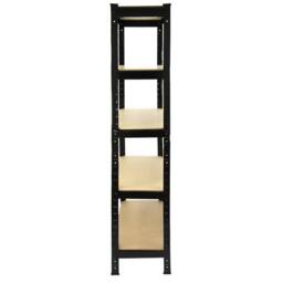 Monstershop Monster Racking T-Rax Heavy Duty Shelving Units, Black, 75cm W, 30cm D in Black - thumbnail 3