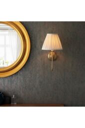 Netlighting Rouen Fitting Only Wall Lamp Antique Brass Plate in Gold - thumbnail 2