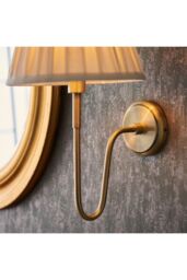Netlighting Rouen Fitting Only Wall Lamp Antique Brass Plate in Gold - thumbnail 4