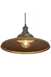 Industville Brooklyn Giant Step Pendant, 18 Inch, Brass, Pewter Holder in Bronze - thumbnail 3