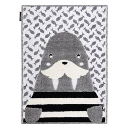 RugsX Modern Children's Rug in Grey - Size: 160 cm x 220 cm - thumbnail 2