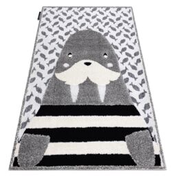 RugsX Modern Children's Rug in Grey - Size: 160 cm x 220 cm - thumbnail 1