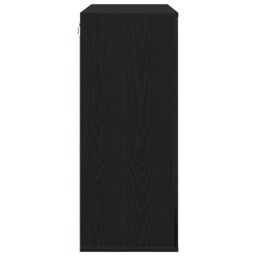 Berkfield Home Wall Cabinet Black Oak 80x33x80 cm Engineered Wood - Size: 80 x 33 x 80 cm - thumbnail 7