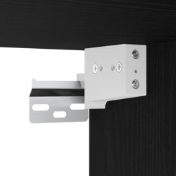 Berkfield Home Wall Cabinet Black Oak 80x33x80 cm Engineered Wood - Size: 80 x 33 x 80 cm - thumbnail 8
