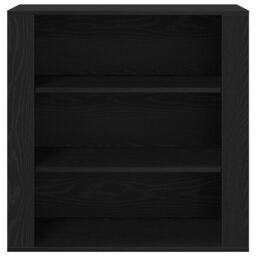 Berkfield Home Wall Cabinet Black Oak 80x33x80 cm Engineered Wood - Size: 80 x 33 x 80 cm - thumbnail 6