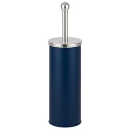 VOGREX Blue Stainless Steel Toilet Brush Set Matt Holder Cup - thumbnail 5