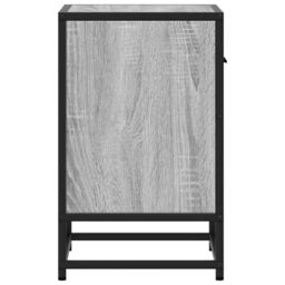 Berkfield Home Bedside Cabinet Grey Sonoma 40x31x50 cm Engineered Wood - Size: 40 x 31 x 50 cm - thumbnail 6