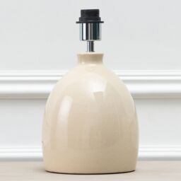 Voyage Maison Leura Cermaic Lamp Base in Cream - thumbnail 1