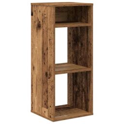 Berkfield Home Book Cabinet Old Wood 34x31x80 cm Engineered Wood in Brown - Size: 34 x 31 x 80 cm - thumbnail 2