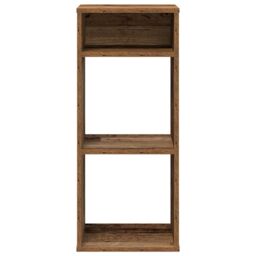 Berkfield Home Book Cabinet Old Wood 34x31x80 cm Engineered Wood in Brown - Size: 34 x 31 x 80 cm - thumbnail 4