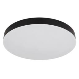 Netlighting Matthew 40cm Round Flush Ceiling Light Matt Black LED 30006500K - thumbnail 2