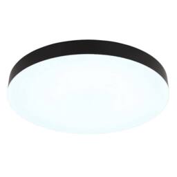 Netlighting Matthew 40cm Round Flush Ceiling Light Matt Black LED 30006500K - thumbnail 5