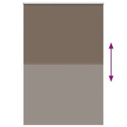Berkfield Home Roller Blind Blackout Marine 120x150 cm Fabric Width 116.6 cm Pol… in Brown - thumbnail 5