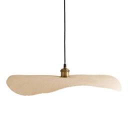 CGC Lighting Wanda Extra Large 60cm Paper Wave Easy Fit Lampshade in Natural White - thumbnail 7