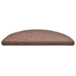Berkfield Home Comfortable Carpet Stair Treads 15 pcs Brown 56x17x3 cm - Size: Medium - thumbnail 5