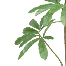 Leaf Realistic Artificial Tree Faux Plant 120cm Dwarf Umbrella in Green - thumbnail 2