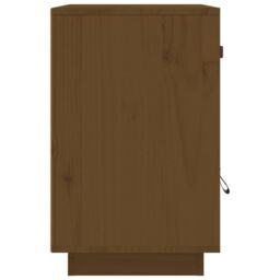 Berkfield Home Bedside Cabinet Honey Brown 40x34x55 cm Solid Wood Pine - Size: 40 x 34 x 55 cm - thumbnail 6