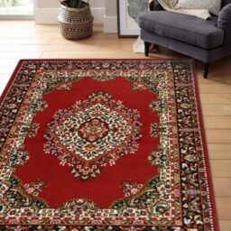 THE RUGS Maestro Collection Traditional Design in Red - 4470 R55 - Size: 67 cm x 200 cm - thumbnail 1