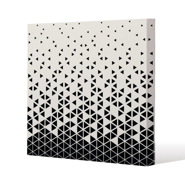 Benjamin Tate Design Geometric Triangles (Canvas Print) / 114 x 114 x 4cm in Natural - Size: 114 x 114 x 4 cm - image 1