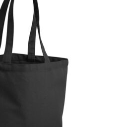 Westford Mill Plain Camden Shopper Shopping Bag (13 Litres) Pack of 2 in Black - thumbnail 2