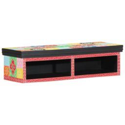 Berkfield Home TV Cabinet Wall Mounted Multicolour 80x30x22 cm Engineered Wood - Size: 80 x 30 x 22 cm - thumbnail 5