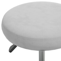 Berkfield Home Office Swivel Chair Light Grey Velvet - thumbnail 5