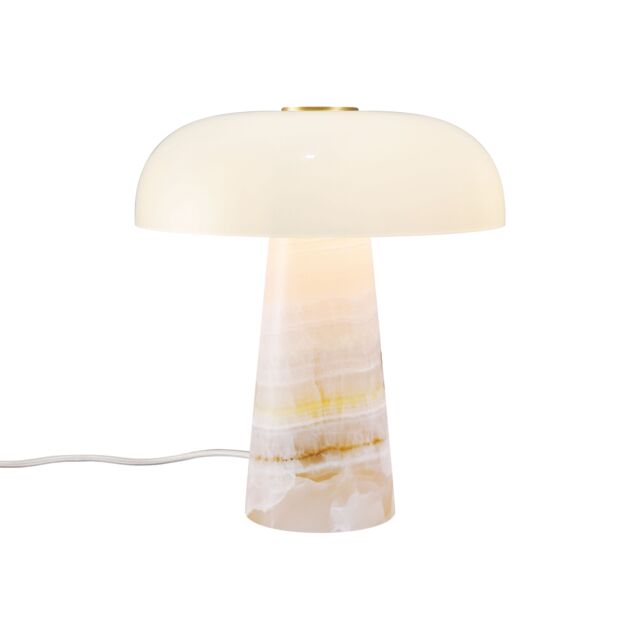 Nordlux Premium Indoor Table Lamp Pink Pink Jade E14 Weighted Base - Mains Powered, IP20 - image 1