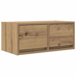 Berkfield Home TV Cabinets 2 pcs Artisan Oak 60x31x25.5 cm Engineered Wood in Brown - thumbnail 6