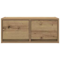Berkfield Home TV Cabinets 2 pcs Artisan Oak 60x31x25.5 cm Engineered Wood in Brown - thumbnail 7