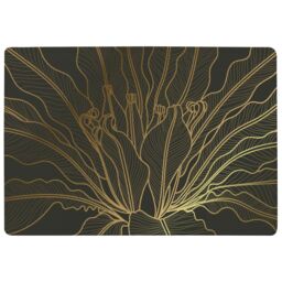 Benjamin Tate Design Monstera Plant Line Art Designer Rug in Natural - Size: Large - thumbnail 1