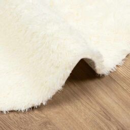 Berkfield Home Shaggy Rug High Pile NAVARRA Cream 300x200 cm Polyester - Size: Medium - thumbnail 5