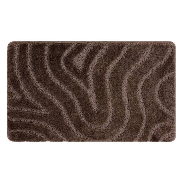 RugsX Dywaniki Łazienkowe Rug in Brown - Size: 50 cm x 80 cm - image 1