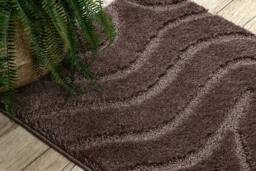 RugsX Dywaniki Łazienkowe Rug in Brown - Size: 50 cm x 80 cm - thumbnail 5