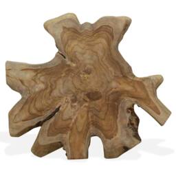 Berkfield Home Coffee Table Genuine Teak 80x70x38 cm in Brown - Size: 80 x 70 x 38 cm - thumbnail 6