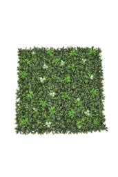 Living and Home 100cm W X 100cm H Artificial Gardenia Leaf Hedge Greenery Panel in Green - Size: 100 cm W X 100 cm H - thumbnail 5