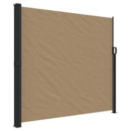 Berkfield Home Retractable Side Awning Taupe 180x600 cm - thumbnail 2