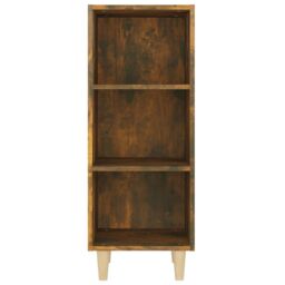 Berkfield Home Sideboard Smoked Oak 34.5x32.5x90 cm Engineered Wood in Brown - thumbnail 5