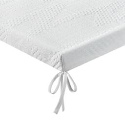 Lavio Mattress Topper Camping High Density Foam Car Floor Roll Bed Mat in White - Size: Single - thumbnail 7