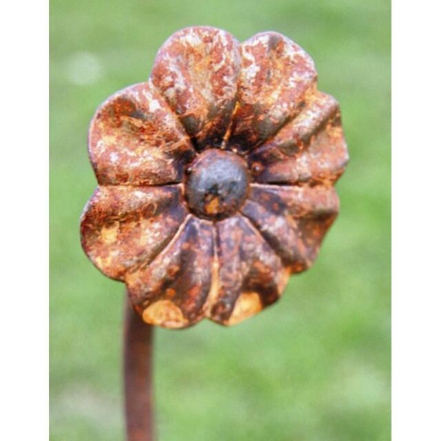 Poppyforge Pack of 3 Flower Pin Support 5Ft - Steel - L7 x H154.2 cm - BM/RtR in Brown - image 1