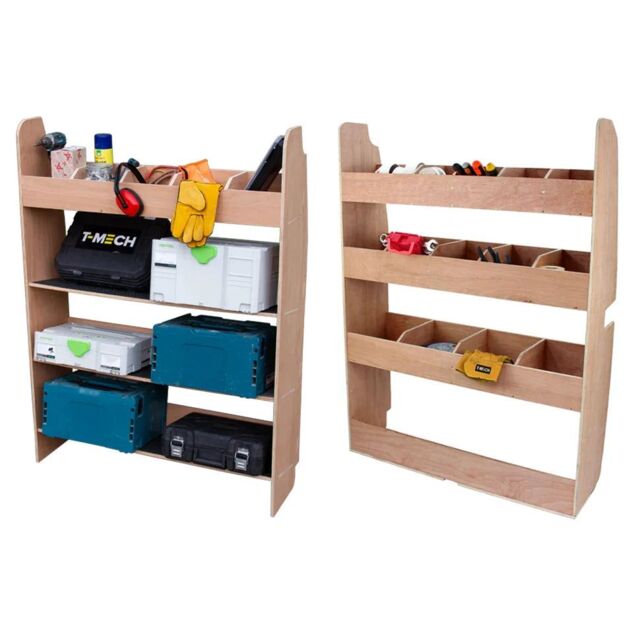 Monstershop Ford Transit Custom Divider Racking & Toolbox Van Racking in Terracotta - image 1