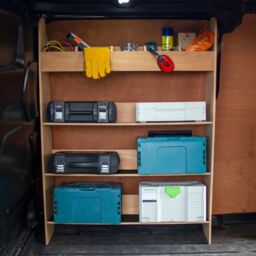 Monstershop Ford Transit Custom Divider Racking & Toolbox Van Racking in Terracotta - thumbnail 6