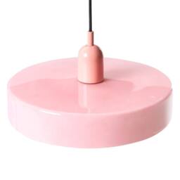 Wyld and Coco Pendant Lamp Pink Glass Shade Inner Globe Retro Modern Ceiling - thumbnail 5